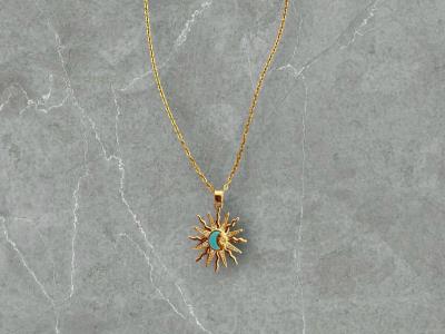 Sun Moon Embrace Necklace